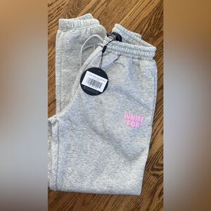 White Fox Boutique Gray Track Pants